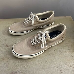 Sperry topsider Tan Canvas Sneakers
